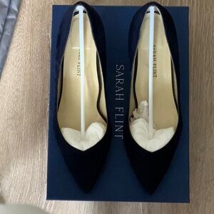 Sarah Flint Navy Heels Classic Elegance